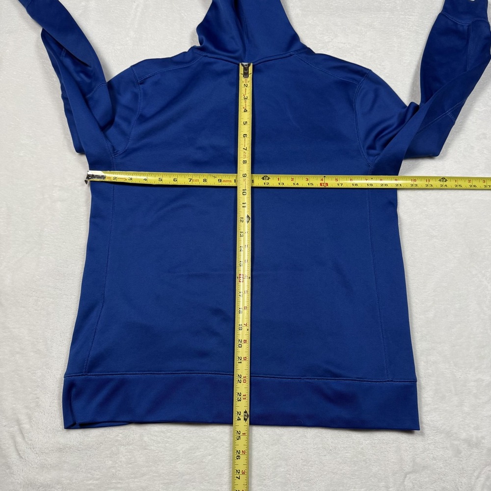 Golden State Warriors Hoodie Boys XL Blue NBA Basketball Nike Dri Fit Pullover - Picture 10 of 13